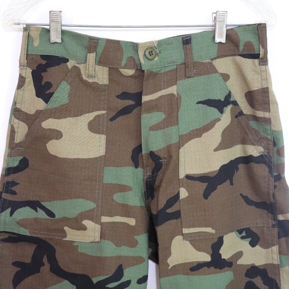 Stan Ray Fatigue Shorts Woodland Camo Size 30 (True Waist Size 31.5) NWT - Picture 4 of 9